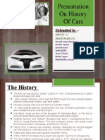 Presentation On History of Cars