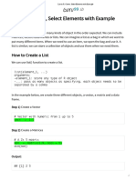 List in R - Create, Select Elements With Example