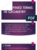 Undefined Terms