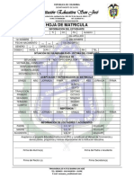 Hoja de Matricula Actualizada