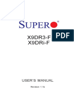 Manual Board Supermicro Servidor X9DRi-F MNL-1259