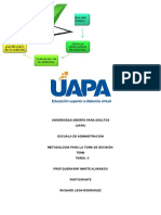 TAREA II DE MEDODOLOGIA DE LA TOMA DE DECISION - Odt