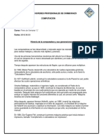 Historia de La Computadora y Sus Generaciones