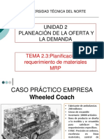 Tema 3.3. Plan de Requerimiento de Materiales