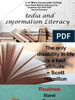 Media and Information Literacy