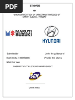 SYNOPSIS On Maruti & Hyundai