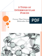 3 Types of Intermolecular Forces