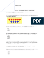 Exercícios Probabilidade Com Resposta