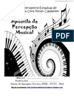 (Cliqueapostilas - Com.br) Apostila de Percepcao Musical PDF