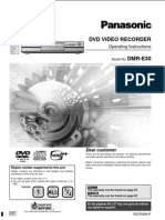 Manual - Panasonic DVD - Dmr-E30 (User Manual)