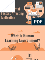 Human Environmental Factors Affecting Motivation