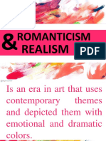 Romantic and Realism