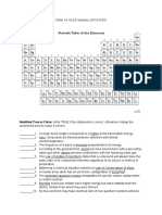 (BEST) Chem 16 LE1 Samplex + Answers PDF