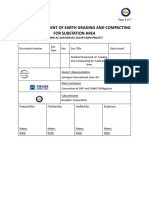 Method Statement - Earth Grading and Compacting