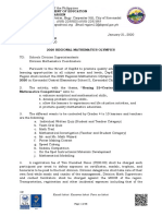 Region Memorandum CLMD 12 2020 Regional Mathematics Olympics