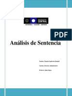 Análisis de Sentencia Derecho Administrativo