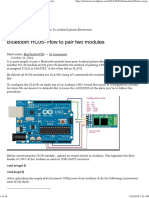 Bluetooth HC05 - How To Pair Two Modules - Alselectro