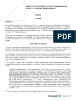 Emilio Ramon Er P Ejercito Petitioner VS Hon Commission On Elections and Edgar Egay S San Luis Respondents PDF