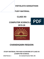 Study Material CS XII For High Achievers