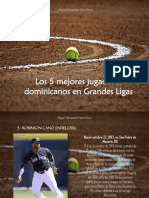 Miguel Alexander Pérez Pérez - Los 5 Mejores Jugadores Dominicanos en Grandes Ligas