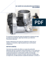 Calibración de Cuerpo de Aceleración Electrónico Sin Scanner - Completo