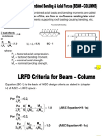 7-1 (Combined Bending and Axial Load)