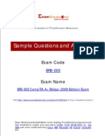 Sample Questions and Answers: Exam Code