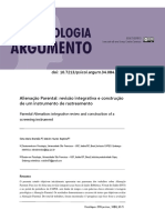 Alienação Parental - Revisão Integrativa e Construção de Um Instrumento de Rastreamento