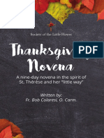 A Thanksgiving Novena by St. Theresé