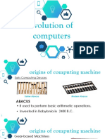 Evolution of Computer