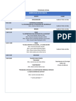 Programa Oficial I Semana de Psicologia