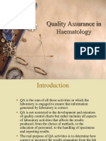 Quality Assurance in Haematology