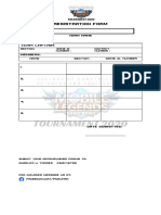 ML Tournament 2020 Registration Form