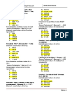 Calendario Anual de Lectura Semanal de Las Parashot PDF