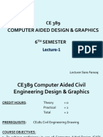 Lecture 1 - Introduction To autoCAD