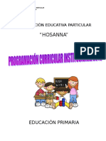 Pcie Hosanna 2016 Primaria