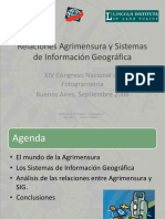 Relaciones Agrimensura y Sistemas de Informacic3b3n Geogrc3a1fica PDF