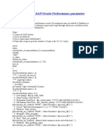 How To Calculate Oracle DB Performance Parameter