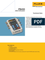 Fluke Biomedical ps410 Datasheet