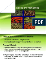 Lecture 2 Maturity Indices and Harvesting