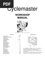 Cycle Master Workshop Manual