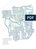 City of Edmonton Core Zone Map