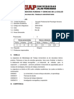 Silabo Metodologia Del Trabajo Universitario