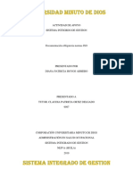 CUADRO COMPARATIVO NORMAS ISO Sistema Integrado de Gestion