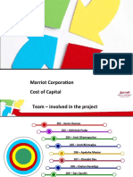 Marriot Corporation Cost of Capital