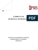 Approved Curriculam BS-Dental Technology Feb.-2017. 1