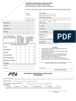 New Promo Test Application Form PDF