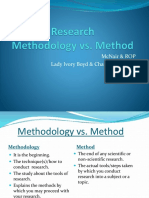 Research Methods Vs Research Methodology Workshop