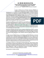 Entrega Formal Del Informe Ante La JEP