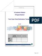 Test Case Point Estimation